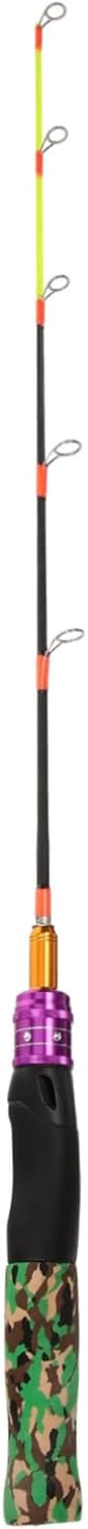 Lightweight Telescopic Rod Camouflage Design Handheld Fishing Pole for Carp Comfortable Non Slip Handle for Winter