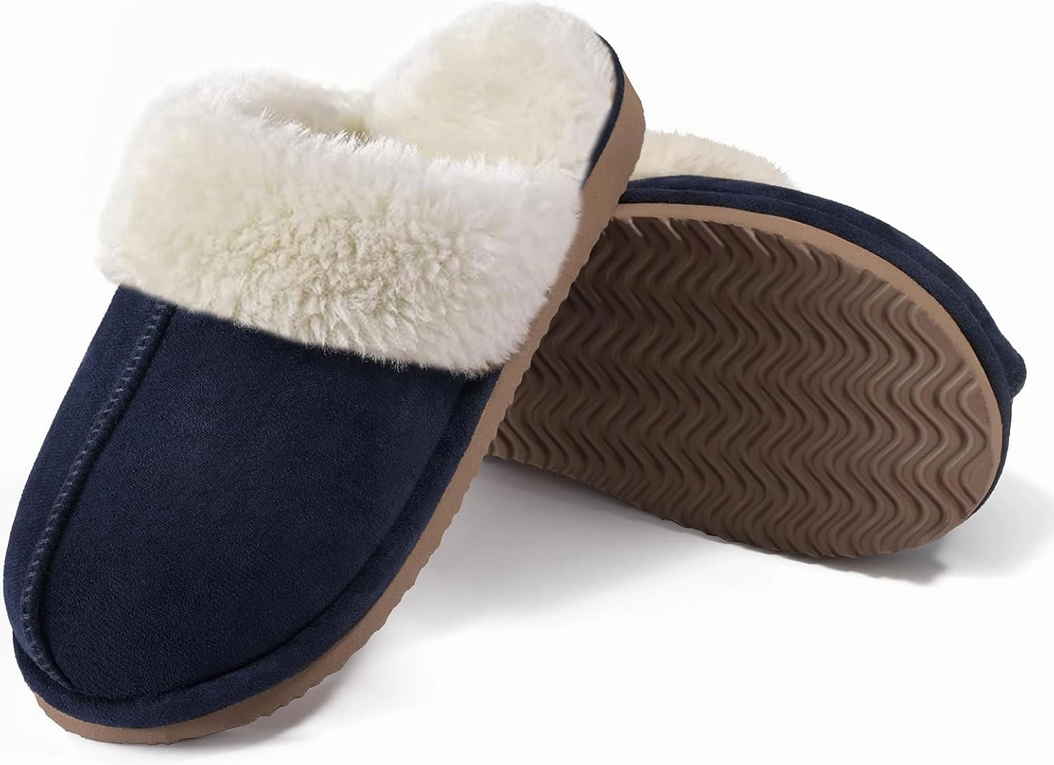 Litfun Women's Fuzzy Memory Foam Slippers Fluffy Winter House Shoes Indoor and Outdoor