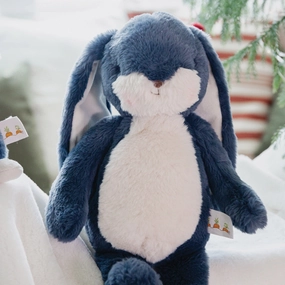Little Floppy Nibble 12" Bunny - Starry Night Blue