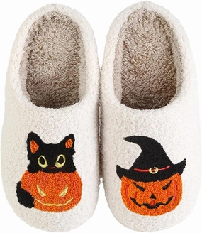 LNERIP Animal Slippers Fruit Slippers Plant Slippers Various Cartoon Patterns Fluffy Soft Memory Foam Retro Indoor Outdoor Home Couple Shoes