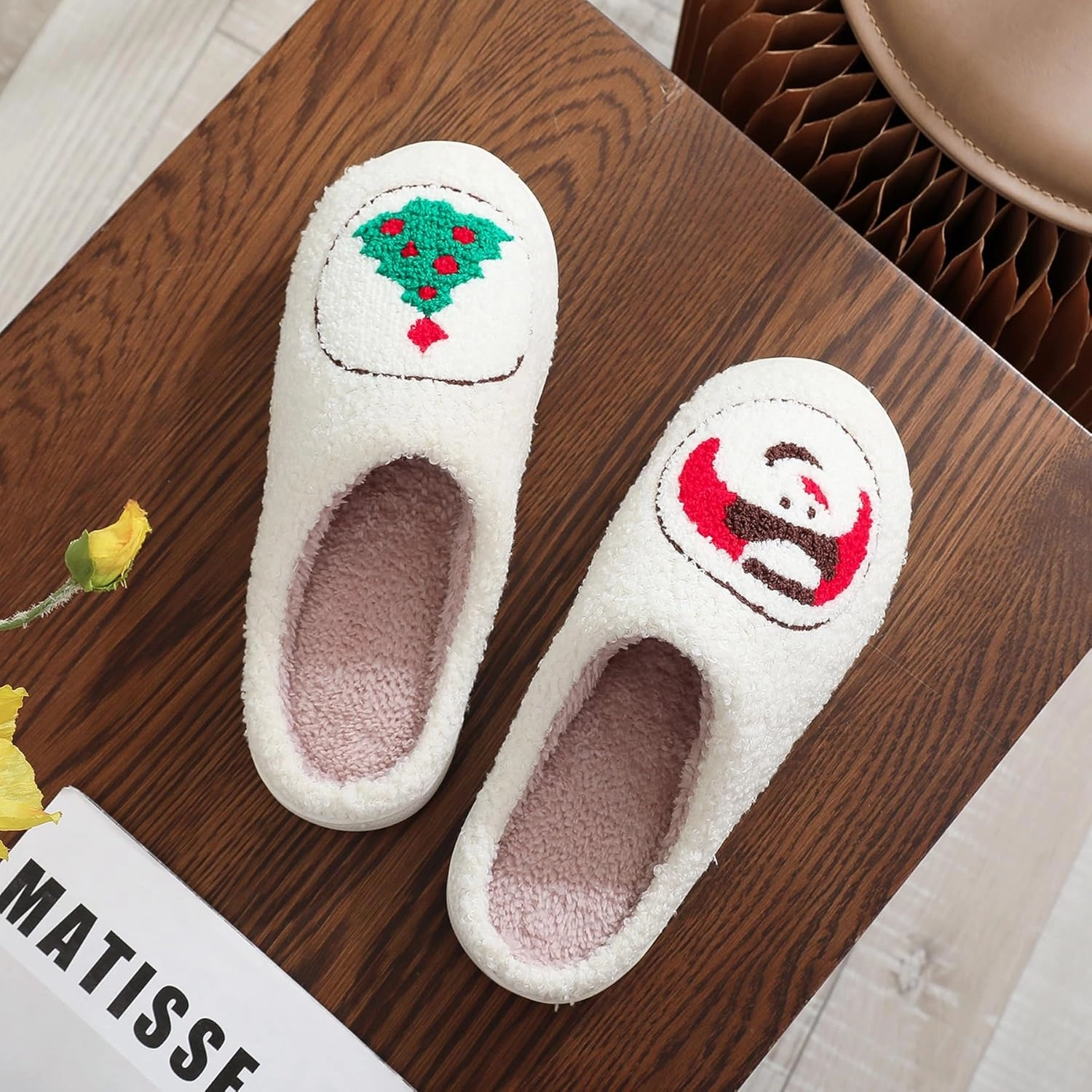 LNERIP Slippers Winter Womens Mens Fluffy Plush Slippers Animals Cute Cartoon House Slippers Cuddly Warm Shoes Indoor Outdoor Girls Women