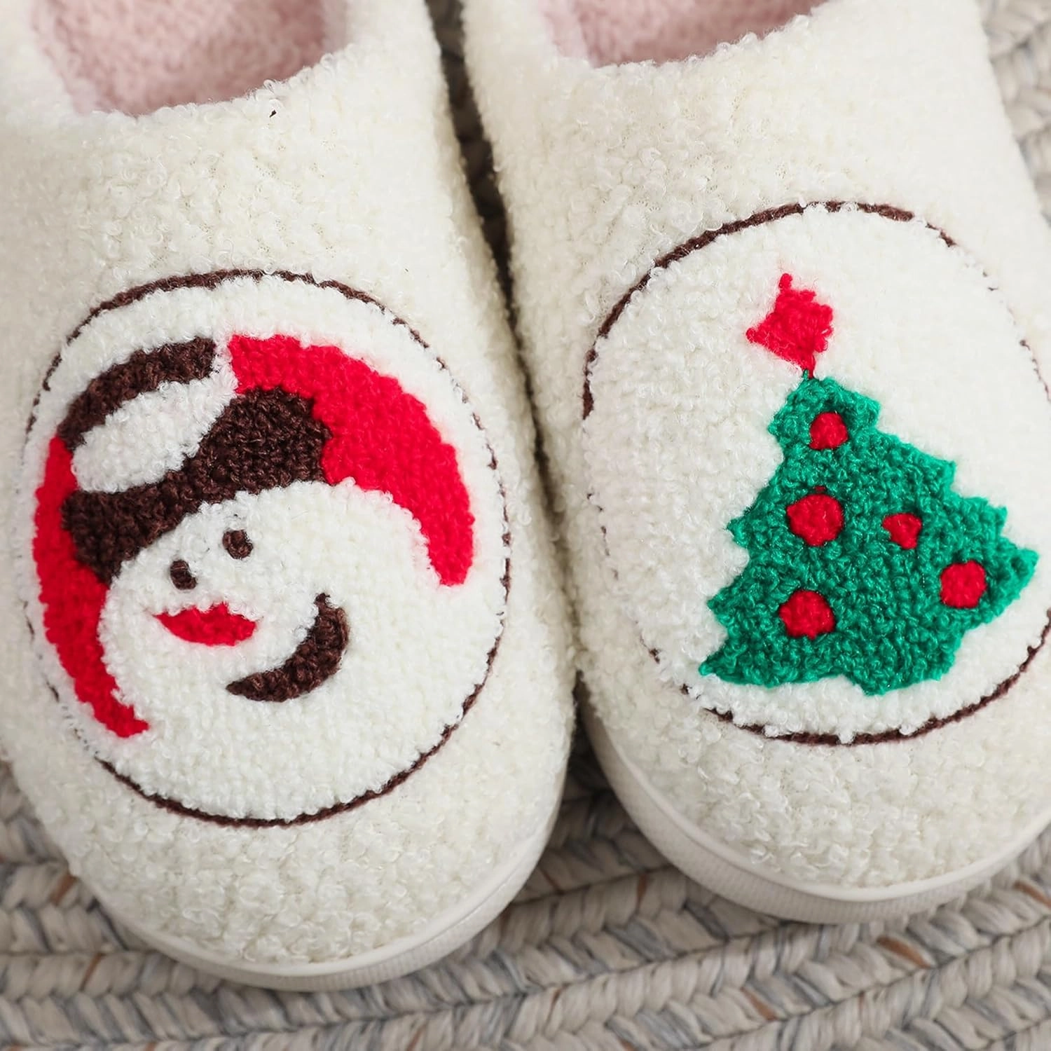 LNERIP Slippers Winter Womens Mens Fluffy Plush Slippers Animals Cute Cartoon House Slippers Cuddly Warm Shoes Indoor Outdoor Girls Women