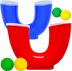 Loop Toy Ball Game - Skill Games with 2 Juggling Balls - Hand Eye Coordination Training Games for Teen Boys & Girls - Indoor Play Sports Games, Outdoorsy Gifts for Active Kids, Fun for Teens