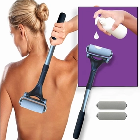 Lotion Applicator for Back - Sunblock and Sunscreen Application Roller - Apply Moisturizer, Cream, Ointment, Oil, Self Tanner - Daily Living Aids - Reacher - Back Scratcher Upgrade – Washable