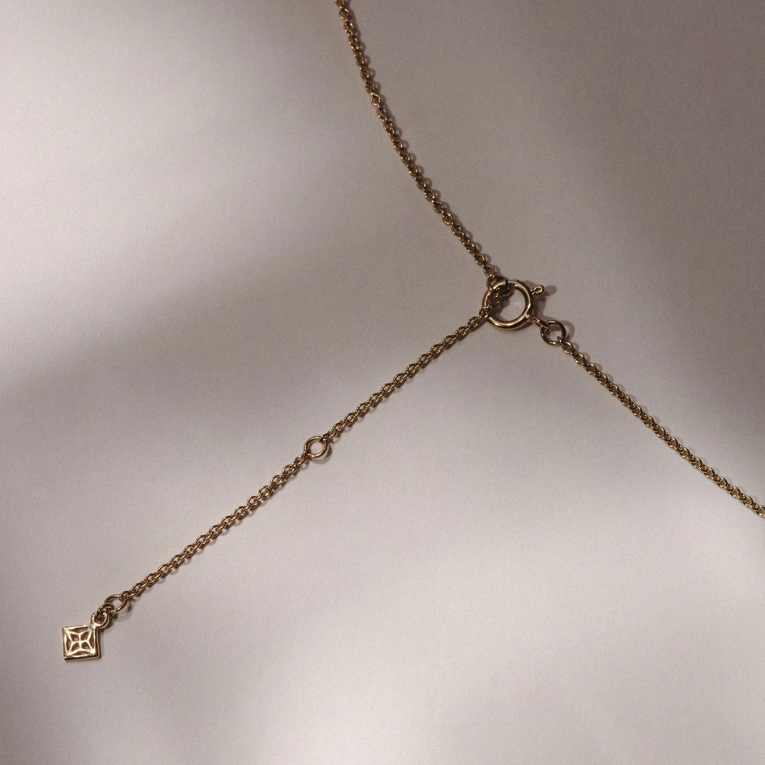 Love Letter Initial H Lab Diamond Necklace set in 9K Yellow Gold