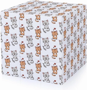 Love My Cat Funny 3x3x3 Cube Smooth Lightweight Puzzle for Adult Graphic Printing Travel