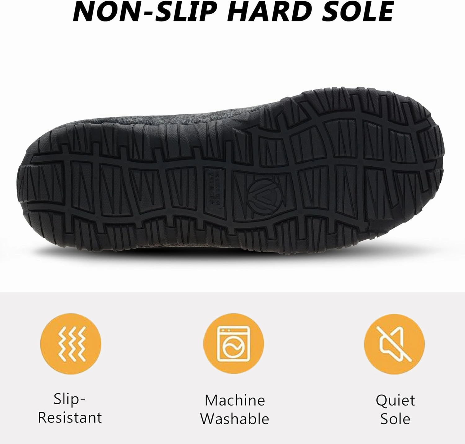 Lulex Mens Slippers Memory Foam House Slippers Indoor Outdoor Warm Fuzzy Comfy Fluffy House Shoes