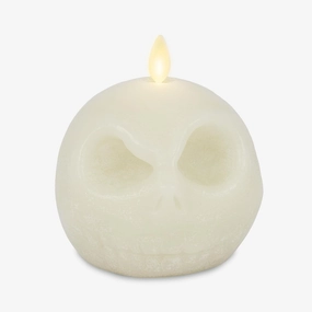 Luminara Disney Tim Burton's The Nightmare Before Christmas Collection - Jack Skellington Flameless LED Candle - AA Batteries Last 200  Hrs - Remote Ready   Timer