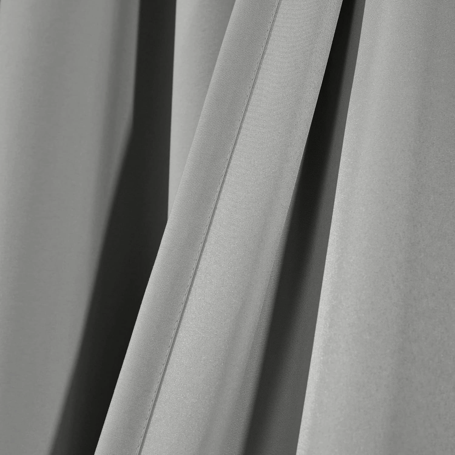 Lush Decor Allison Ruffle Window Curtain Panel Pair, 84" Long x 40" Wide, Dark Gray
