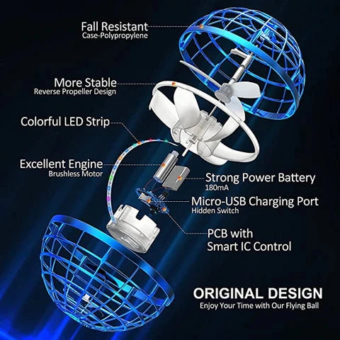 Luxora Top Cosmic Globe - Top-Rated Flying Orb Fidget Spinner Toy