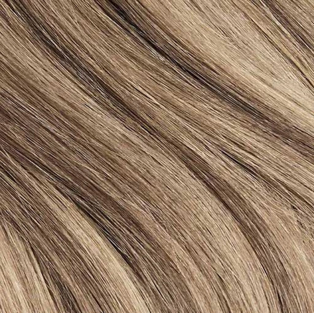 Luxy 100% Remy Human Hair - Seamless Clip-In Hair Extensions - Multi-Dimensional Color for Natural Blending, Adds Volume & Length 160 grams 16" Dimensional Natural Blonde