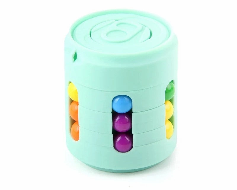 Magic Rotating Beans Puzzle Cube – Montessori Educational Toy & Fidget Game for Kids and Adults Stress Relief