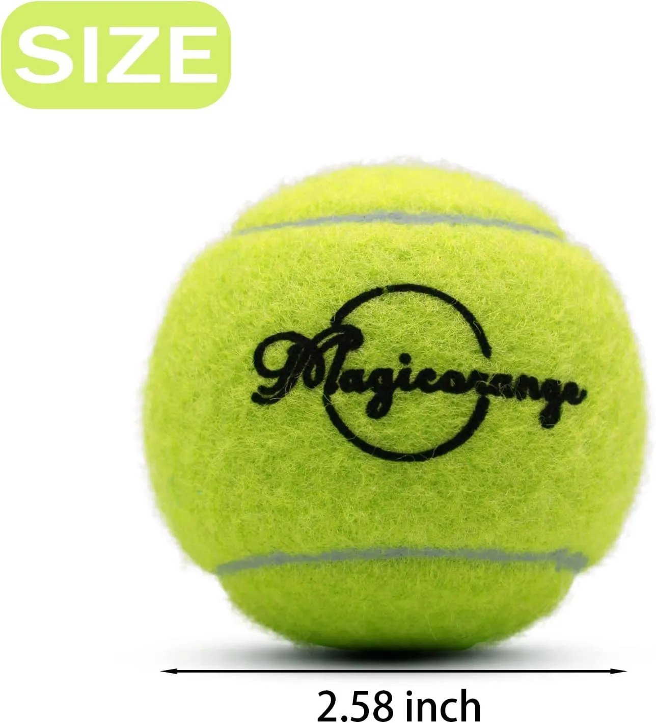 Magicorange Tennis Balls, 60 Pack Advanced Training Tennis Balls Practice Ball, Pet Dog Playing Balls,Good for Beginner Training Ball