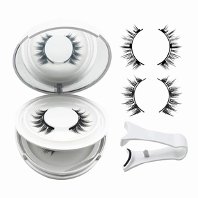 Magnetic Eyelashes with applicator,Ginani Magnetic Lashes,Ginani Magnet Lashes Kit Natural Look,Reusable No Glue Needed Soft Eyelashes Kit(Natural Simple)