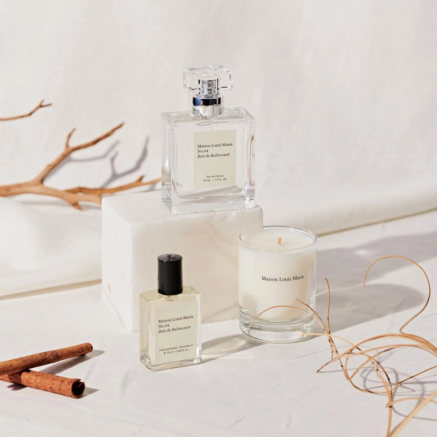 Maison Louis Marie - No.04 Bois de Balincourt Natural Roll-On Perfume Oil | Luxury Clean Beauty   Non-Toxic Fragrance (0.5 fl oz | 15 ml)