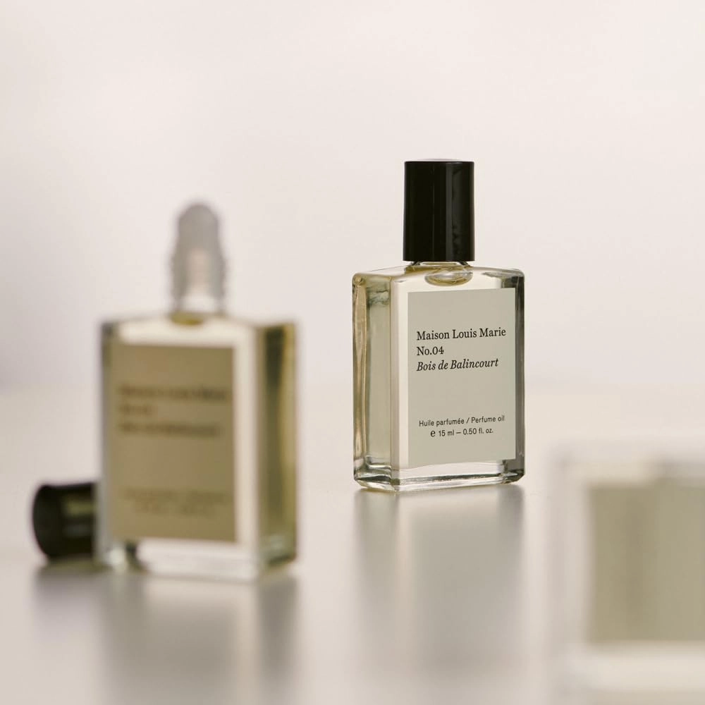 Maison Louis Marie - No.04 Bois de Balincourt Natural Roll-On Perfume Oil | Luxury Clean Beauty   Non-Toxic Fragrance (0.5 fl oz | 15 ml)