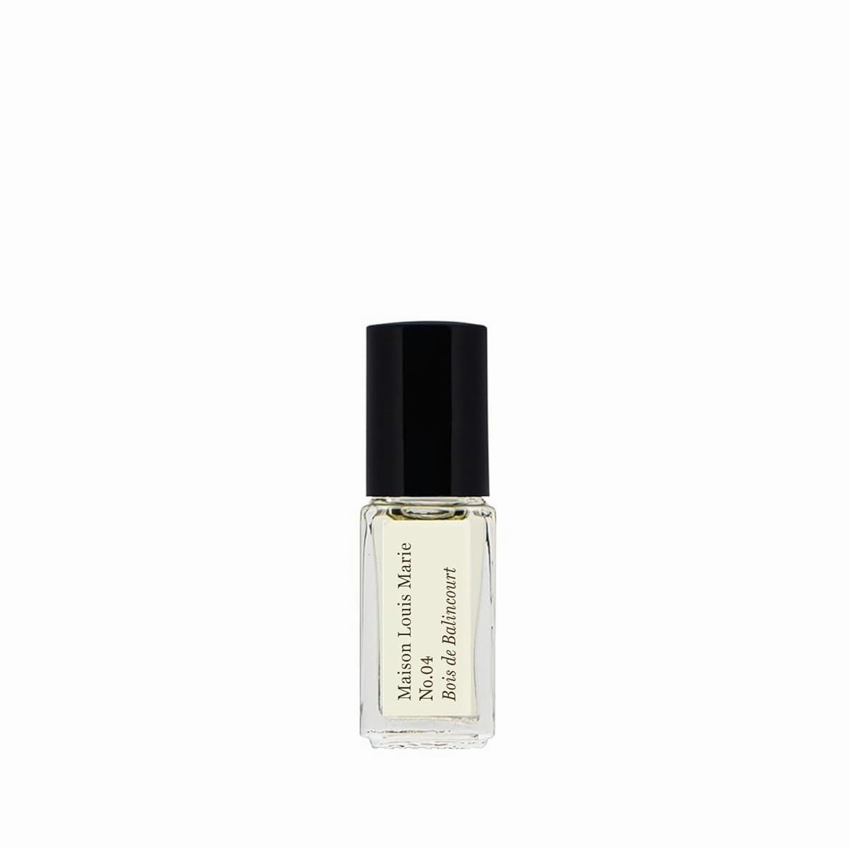 Maison Louis Marie - No.04 Bois de Balincourt Natural Roll-On Perfume Oil Sample | Luxury Clean Beauty   Non-Toxic Fragrance (0.1 fl oz | 3 ml)