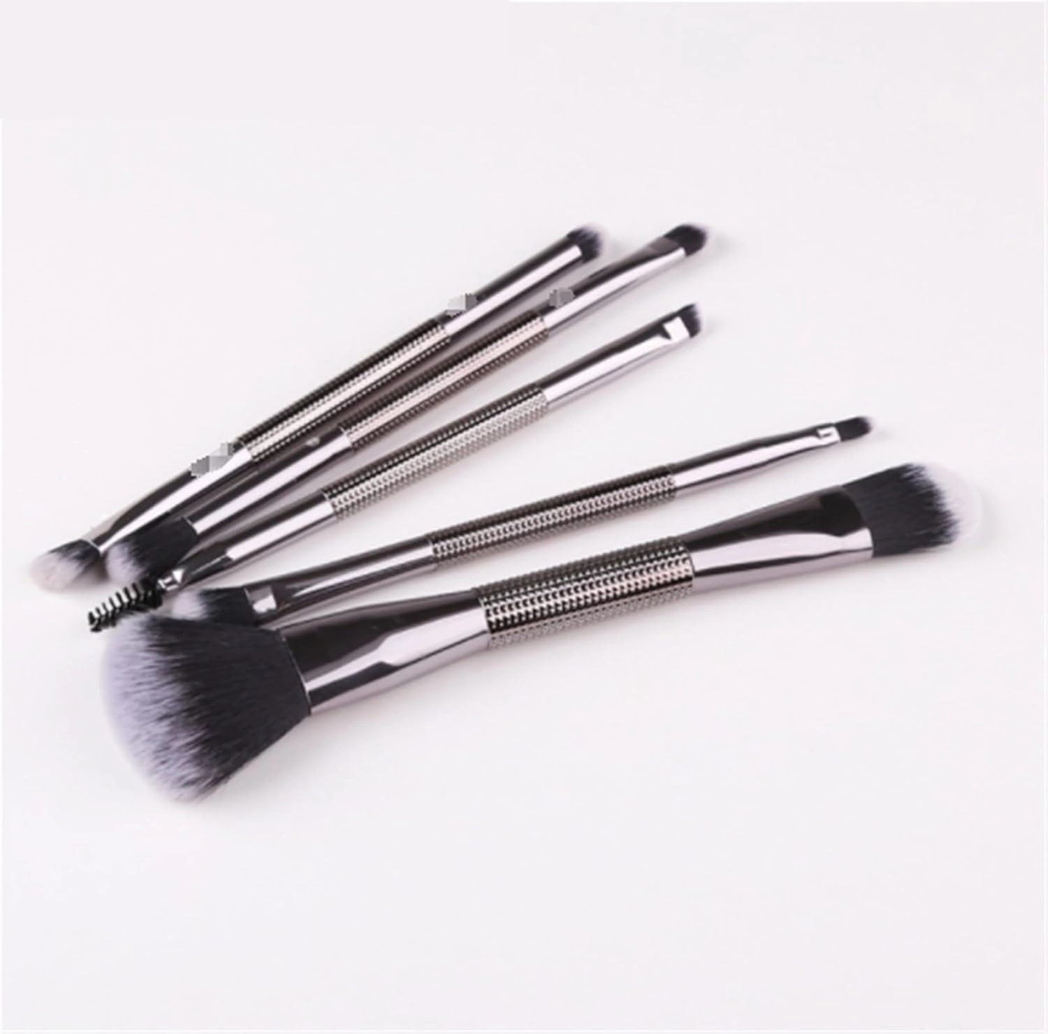 Make Up Brushes Set Makeup Brush Set 5-Piece Double-Ended Makeup Brush for Face Makeup Eye Makeup and More Makeup Tools Set