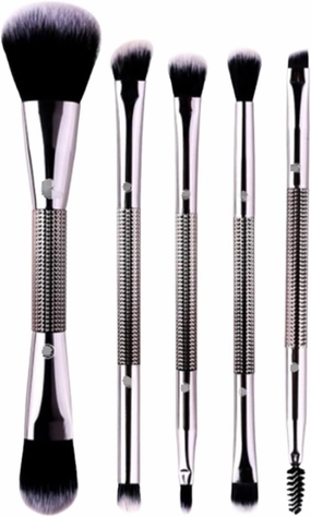 Make Up Brushes Set Makeup Brush Set 5-Piece Double-Ended Makeup Brush for Face Makeup Eye Makeup and More Makeup Tools Set