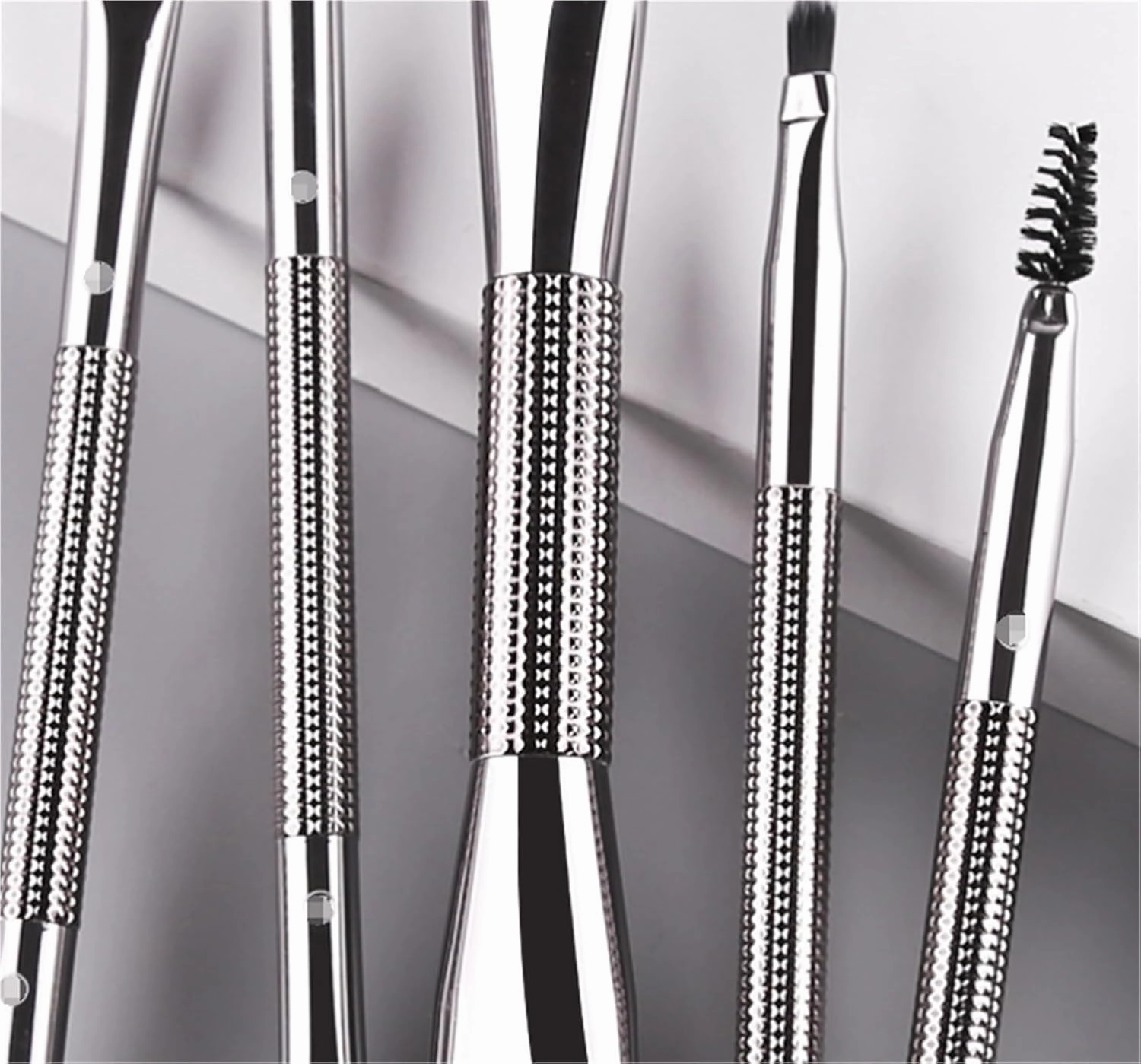 Make Up Brushes Set Makeup Brush Set 5-Piece Double-Ended Makeup Brush for Face Makeup Eye Makeup and More Makeup Tools Set
