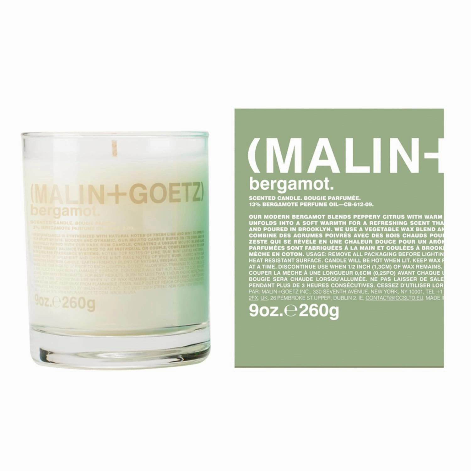 Malin Goetz Highly Scented, Long Lasting, Slow Burn, All Natural, Hand Poured, Luxury Wax Blend, Aromatic Candles and Gift Set, 60 Hours, 9oz
