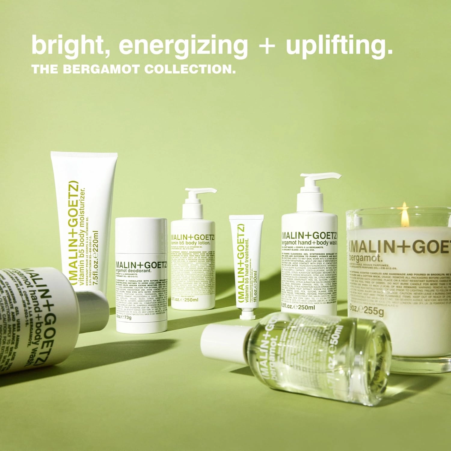 Malin Goetz Highly Scented, Long Lasting, Slow Burn, All Natural, Hand Poured, Luxury Wax Blend, Aromatic Candles and Gift Set, 60 Hours, 9oz