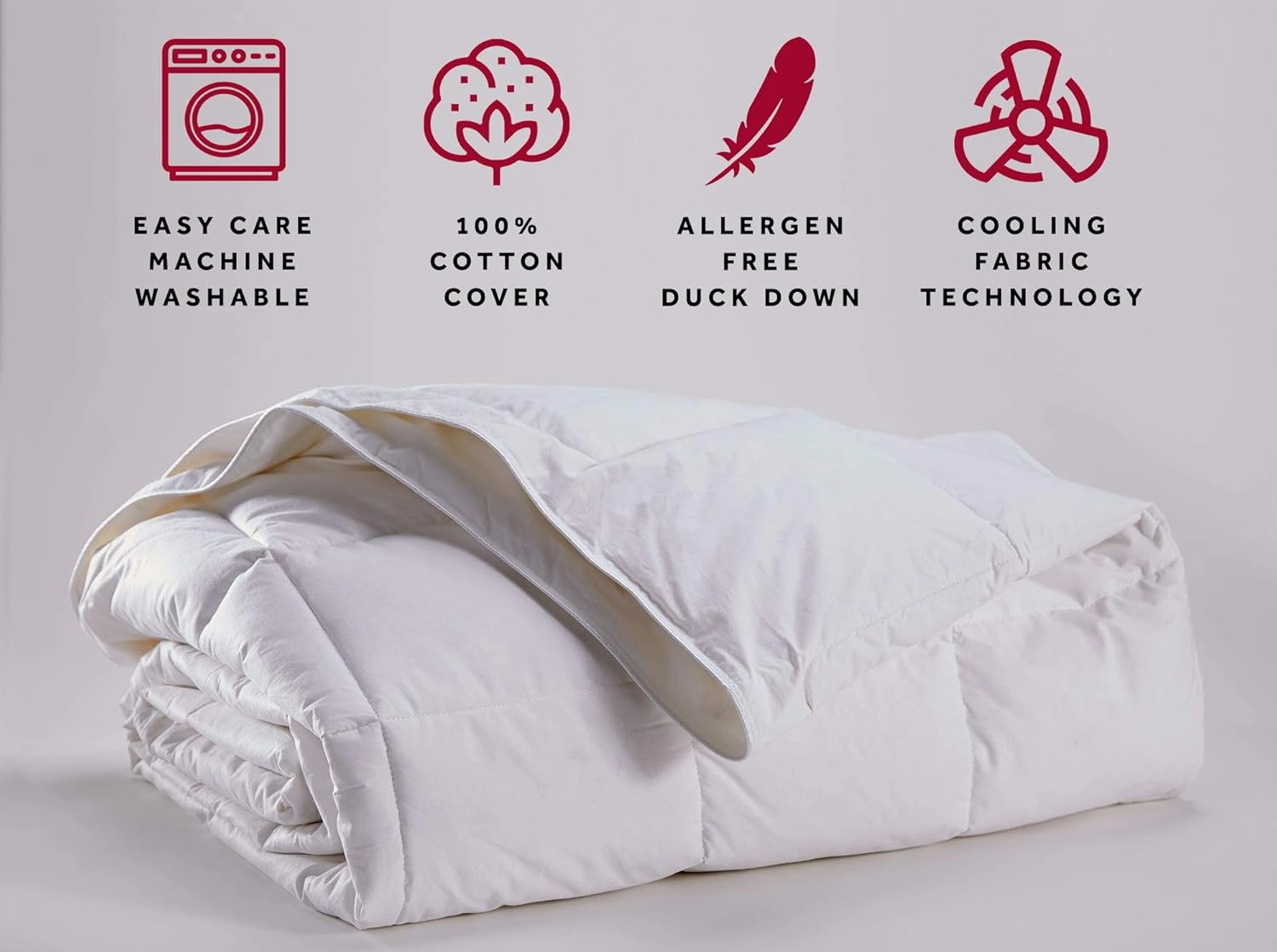 Marriott Down Blanket - Allergen-Free Down Comforter for Year-Round Use - King (108" x 96")