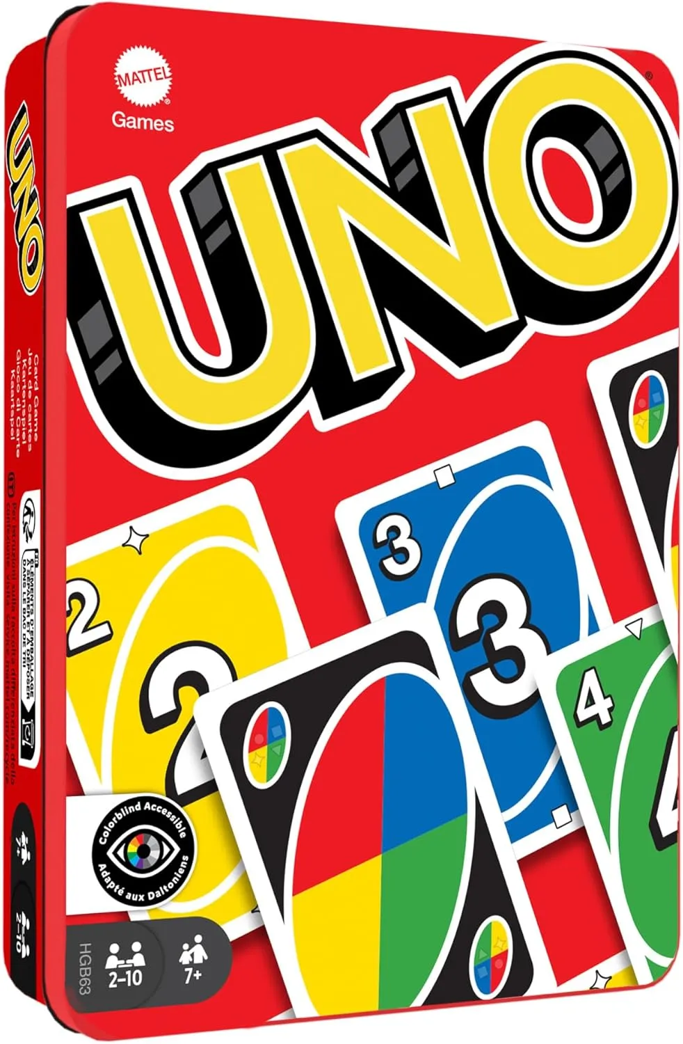 Mattel Games ?Uno Card Game For Kids And Families In Collectible Tin With 112 Cards And Instructions, Makes A Great Gift For 7 Year Olds And Up - Amazon Exclusive