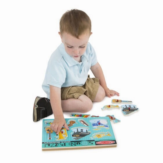 Melissa & Doug Musical Instruments Wooden Sound Puzzle