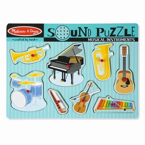 Melissa & Doug Musical Instruments Wooden Sound Puzzle