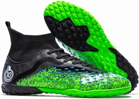Men's & Women's High-Top Soccer Cleats, Yellow, All Seasons, Solid, Modern, Adult & Big Kid, Unisex, Athletic Shoes, Soccer Shoes