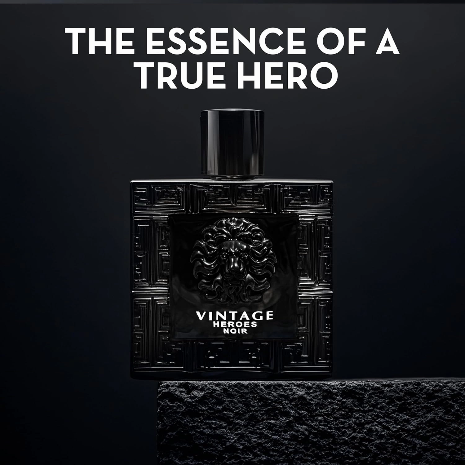Men's Cologne Gift Set 4 Pack Vintage Heroes Series - 3.4 Fl Oz Each | Vanilla Bourbon, Leather & Amber Floral Fragrance | Luxury Eau de Toilette Quartet