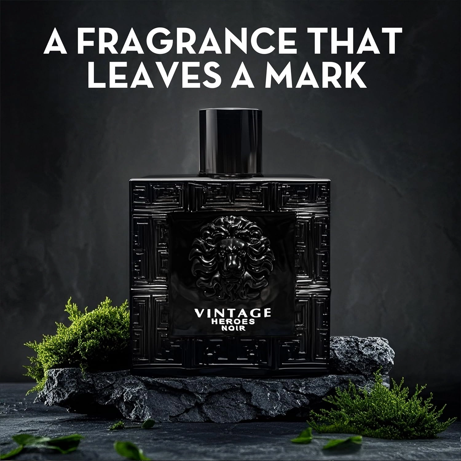 Men's Cologne Gift Set 4 Pack Vintage Heroes Series - 3.4 Fl Oz Each | Vanilla Bourbon, Leather & Amber Floral Fragrance | Luxury Eau de Toilette Quartet