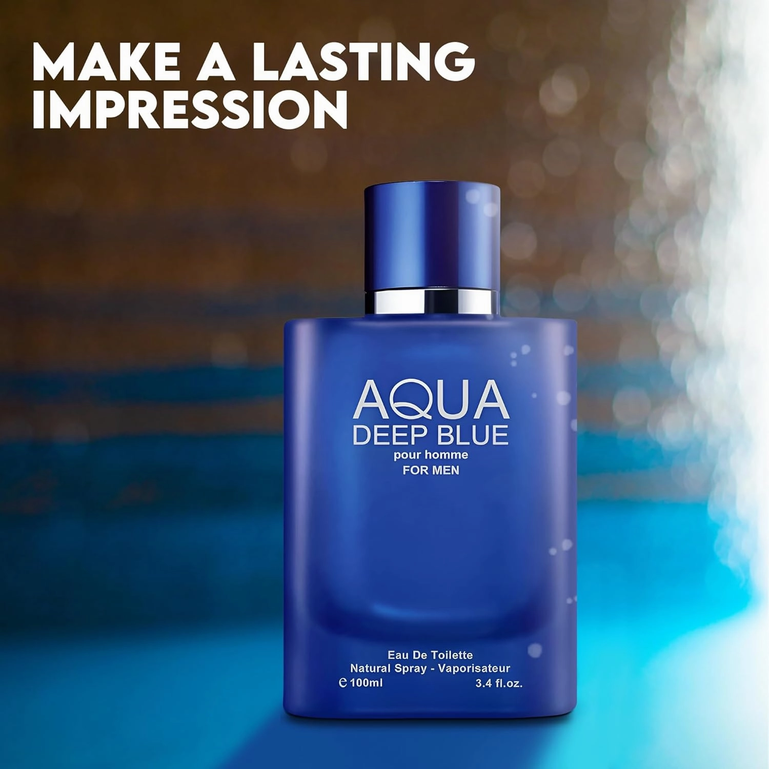 Men's Cologne Gift Set Include Valentine Milano,Valentine,Choco Musk & Aqua Deep Blue - 3.4 Fl Oz Each | Vanilla Bourbon, Leather & Amber Floral Fragrance | Luxury Eau de Toilette Quartet