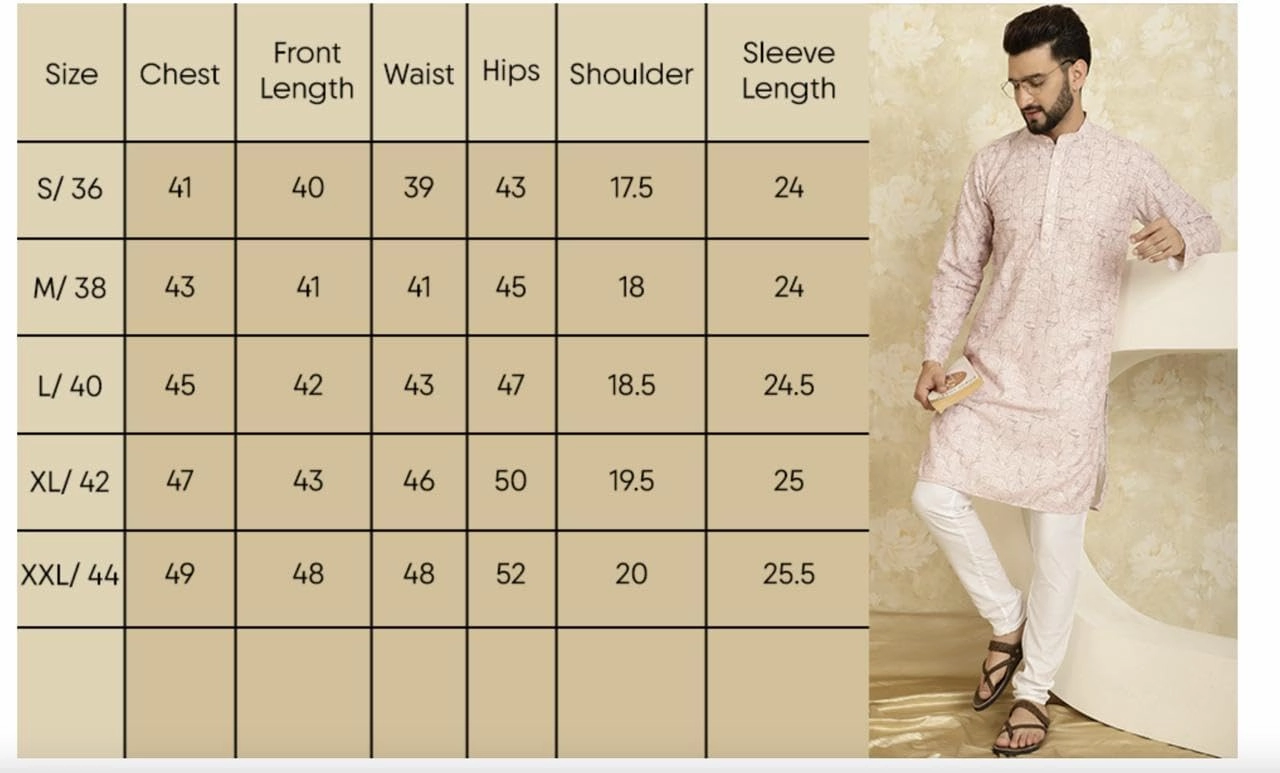 Men's Cotton Pathani Kurta Salwar Set, 80% Cotton, 20% Linen