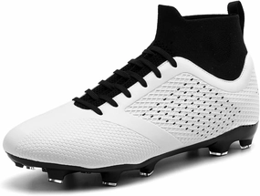 Men's Soccer Cleats Shoes Professional High-Top Breathable Athletic Football Shoes for Outdoor Indoor TF/AG