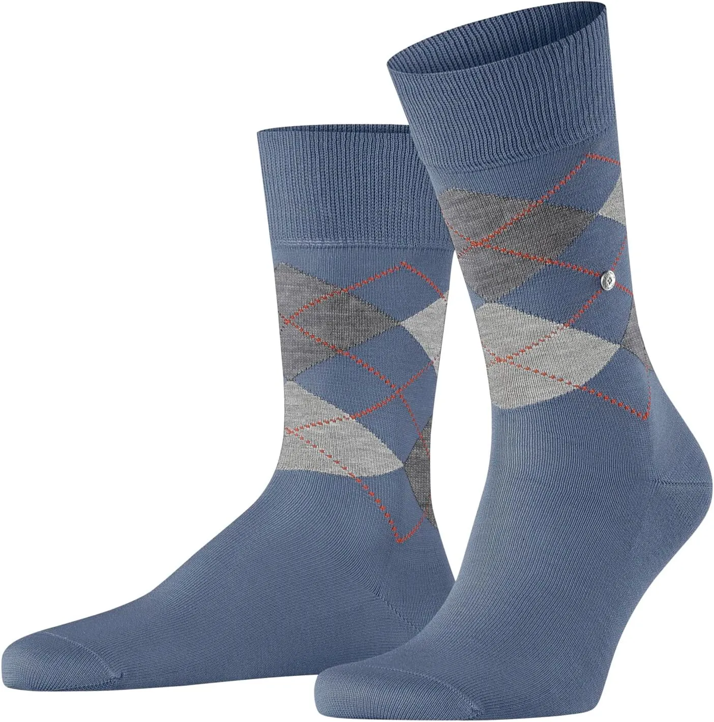 Men's Manchester M So Cotton Patterned 1 Pair Socks, Blue Jeans Melange 6274, 6.5-11, Blue Jeans Melange 6274, 6.5-11, Blue Jeans Melange 6274, 6.5-11