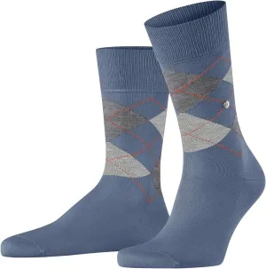 Men's Manchester M So Cotton Patterned 1 Pair Socks, Blue Jeans Melange 6274, 6.5-11, Blue Jeans Melange 6274, 6.5-11, Blue Jeans Melange 6274, 6.5-11