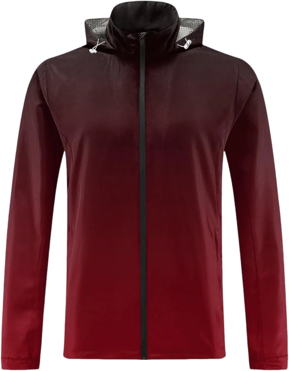 Mens Rain Jackets Waterproof With Hood Big And Tall Raincoats Lightweight Breathable Windbreaker Hiking Outdoor
