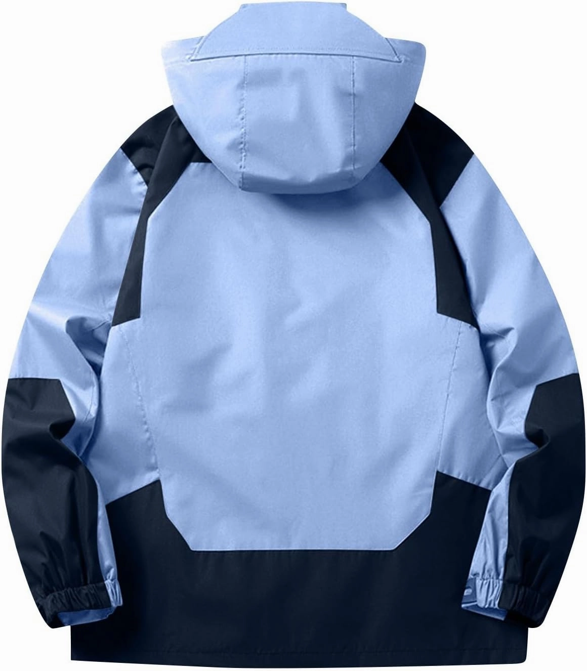 Mens Rain Jacket Lightweight Waterproof Rain Coats Poncho Sun Protective Outdoor Jacket with Hooded
