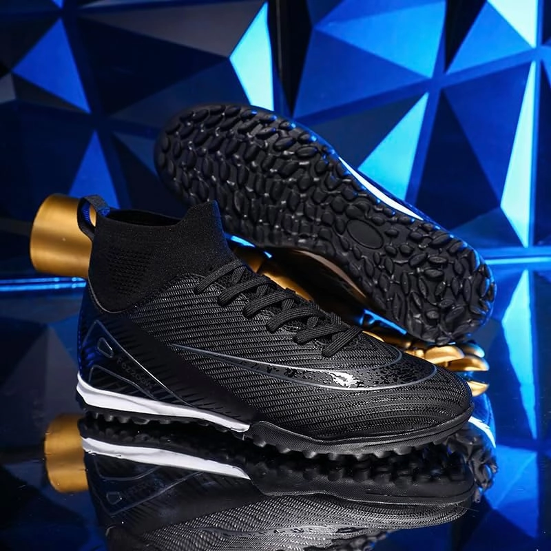Mens Soccer Cleats Outdoor Lightweight High-Top Training Boots Ground Athletic Football Boots Soccer Shoes for Men/Women