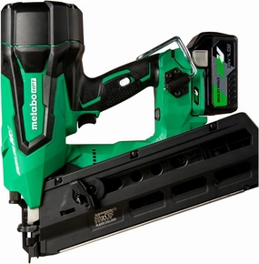 Metabo HPT 36V MultiVolt Cordless Framing Nailer | Uses 21 Degree Full Round Head Plastic Strip Nails | Includes Battery and Charger | NR3690DR