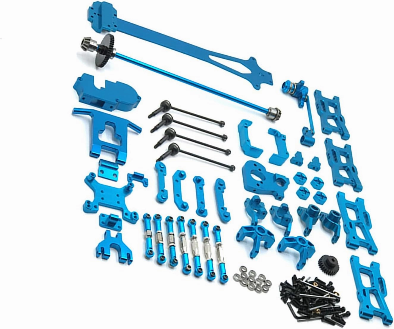 Metal Full Set for Wltoys 124016 124017 124018 124019 1/12 RC Car Upgrade Parts
