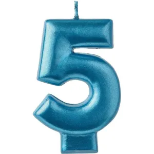Metallic Blue #5 Candle | 1ct
