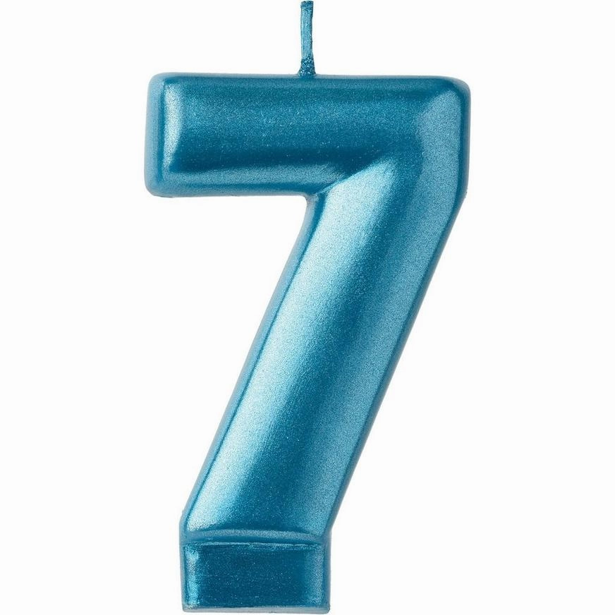Metallic Blue #7 Candle | 1ct