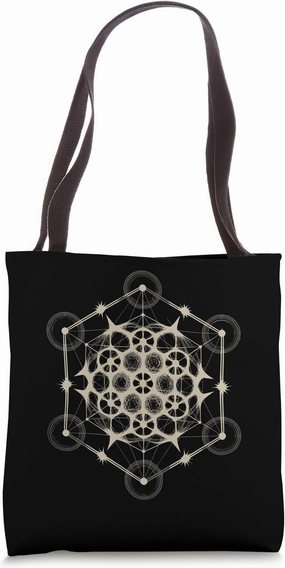Metatron's Cube Matatron Esoteric Sacred Geometry Tote Bag