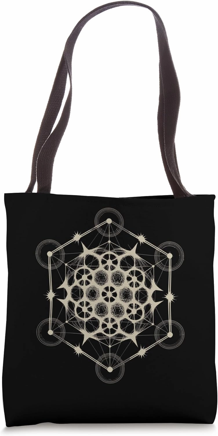 Metatron's Cube Matatron Esoteric Sacred Geometry Tote Bag