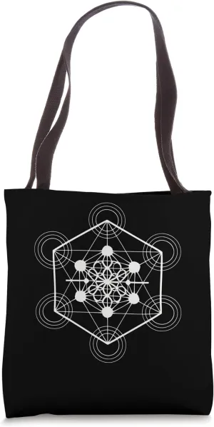 Metatron's Cube Matatron Esoteric Sacred Geometry Tote Bag