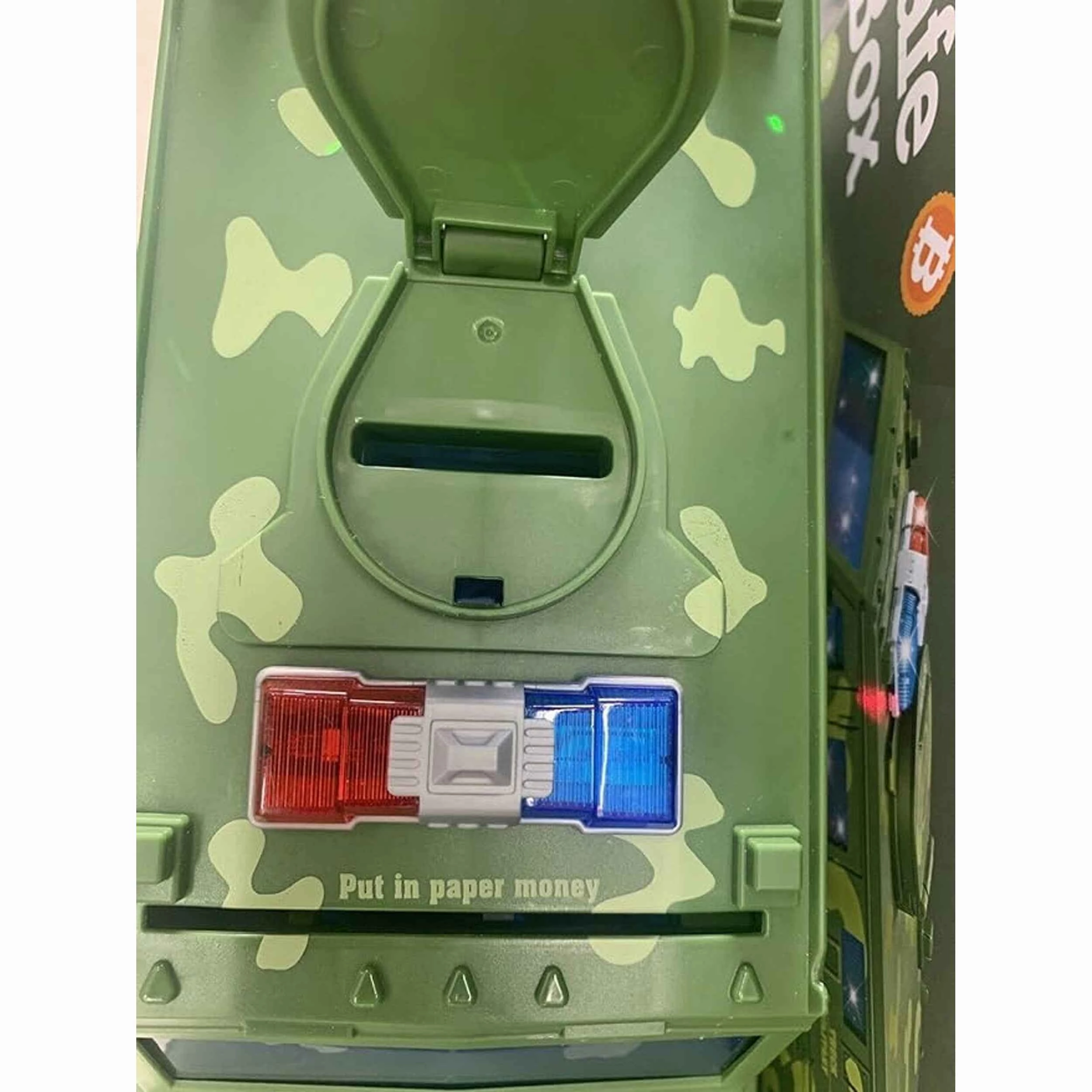 Military Vehicle Money Safe Box Wholesale – Bump & Go with Music & Lights