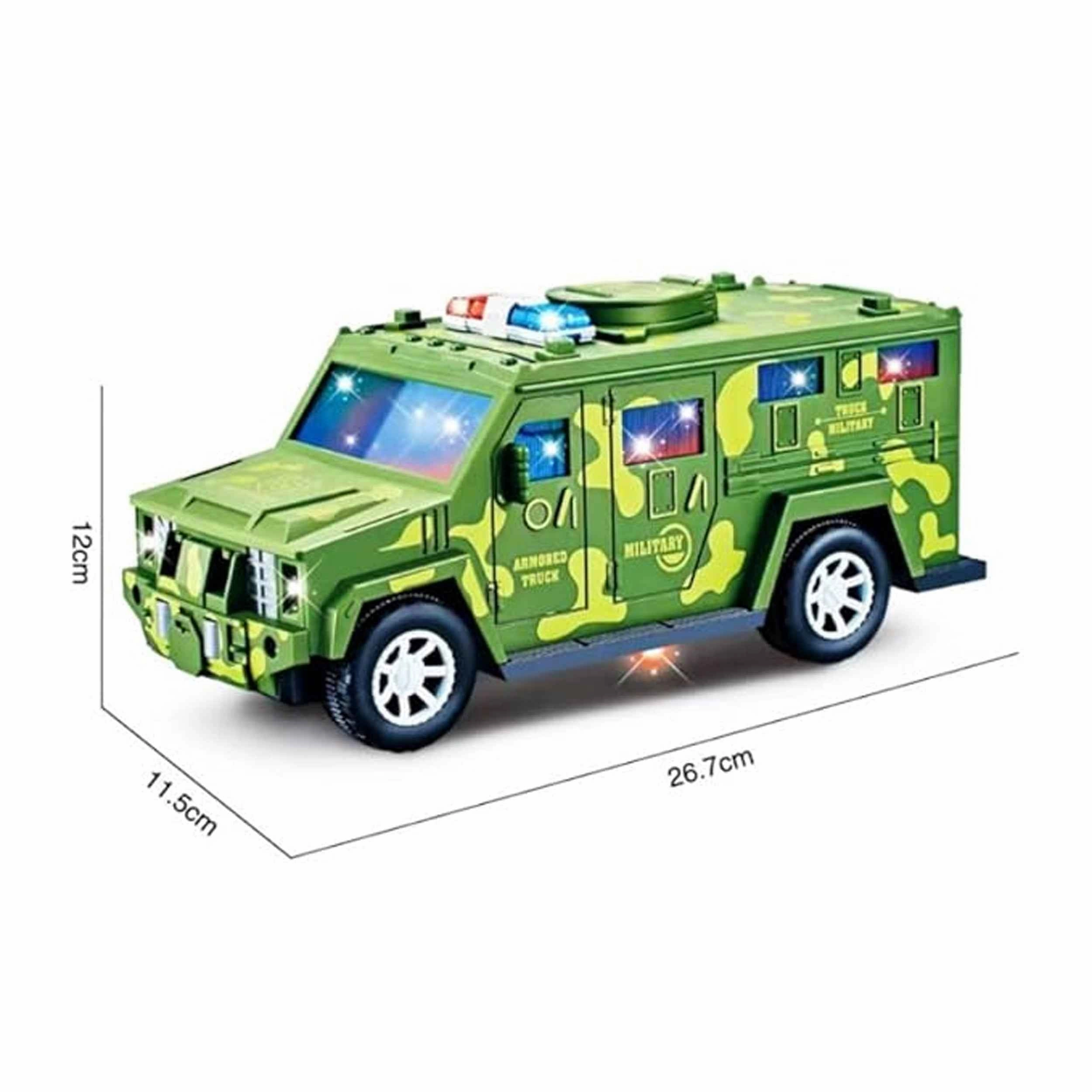 Military Vehicle Money Safe Box Wholesale – Bump & Go with Music & Lights